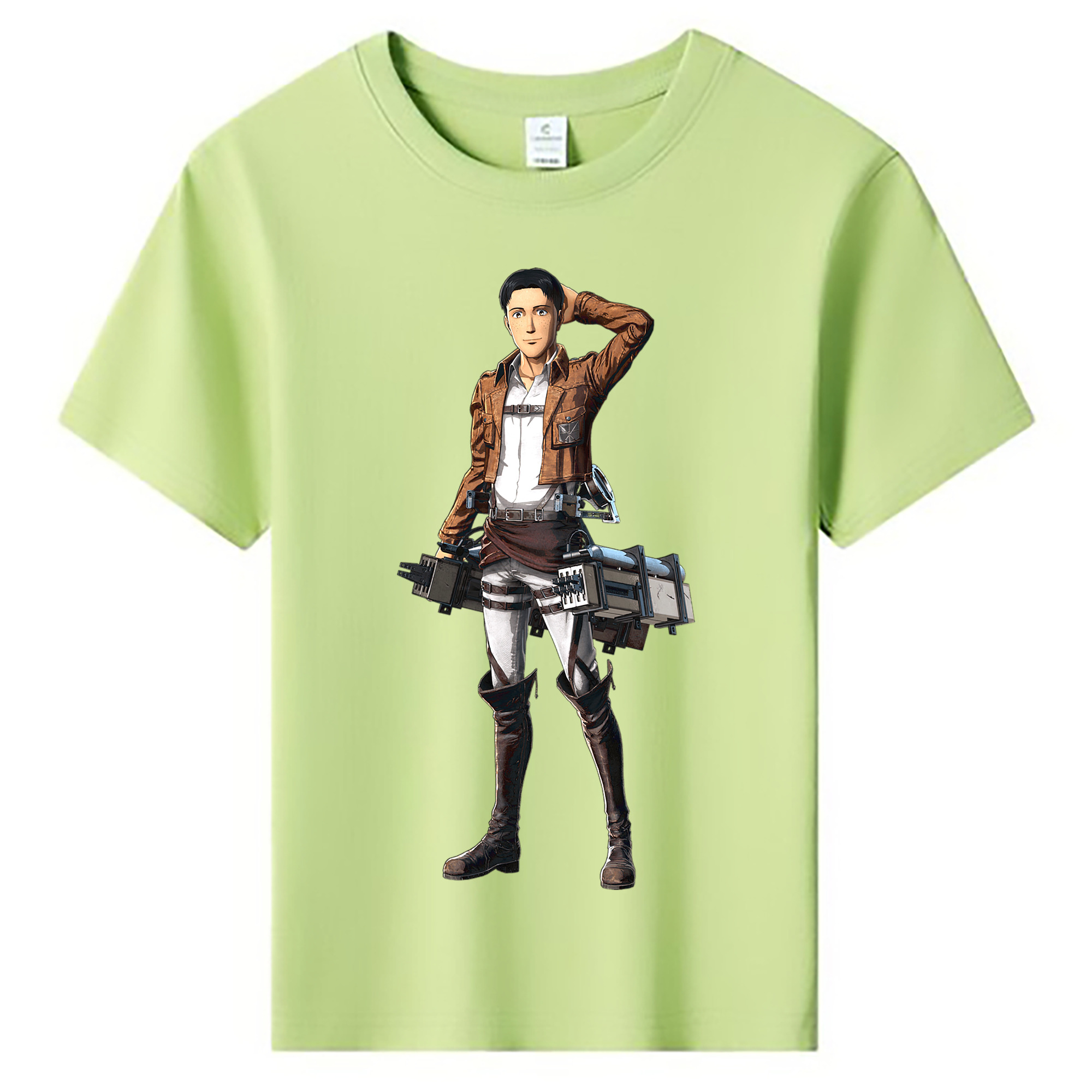 （画像用） 進撃の巨人 Attack on Titan 綿100％キッズTシャツ（フロントプリント）